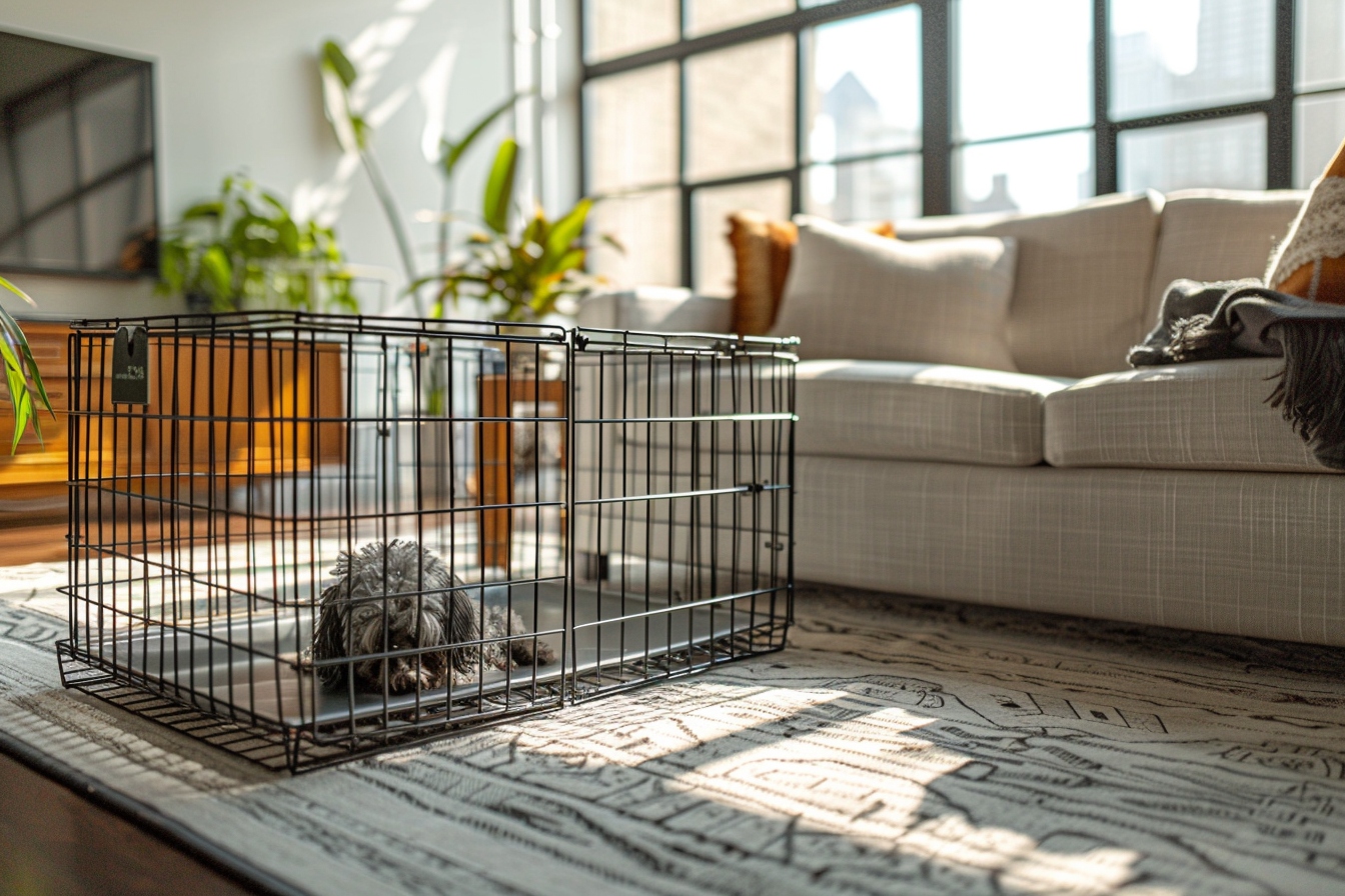 Comment choisir la taille appropriée pour une cage métallique pour chien?