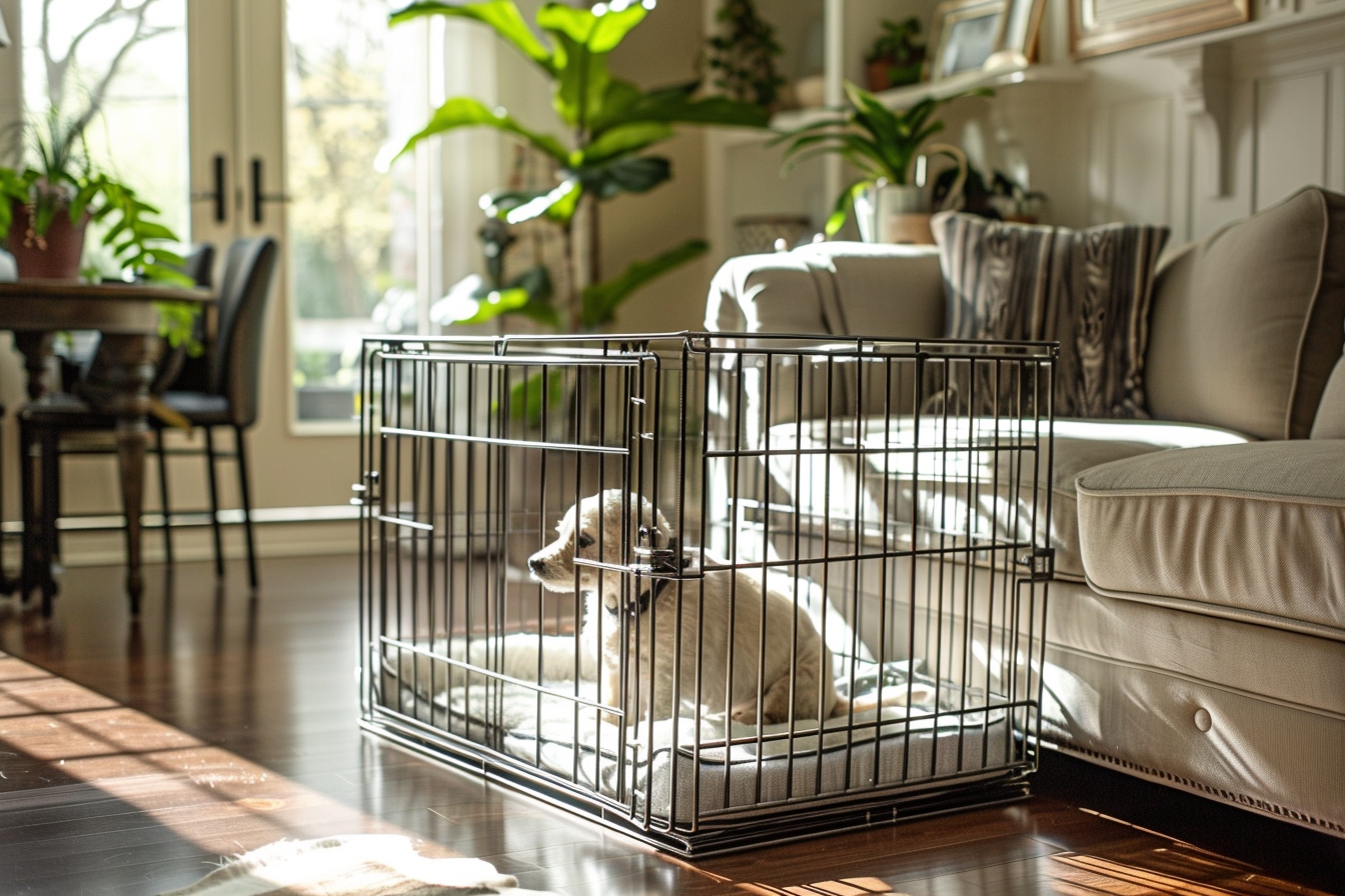 Comment entretenir une cage métallique pour chien?